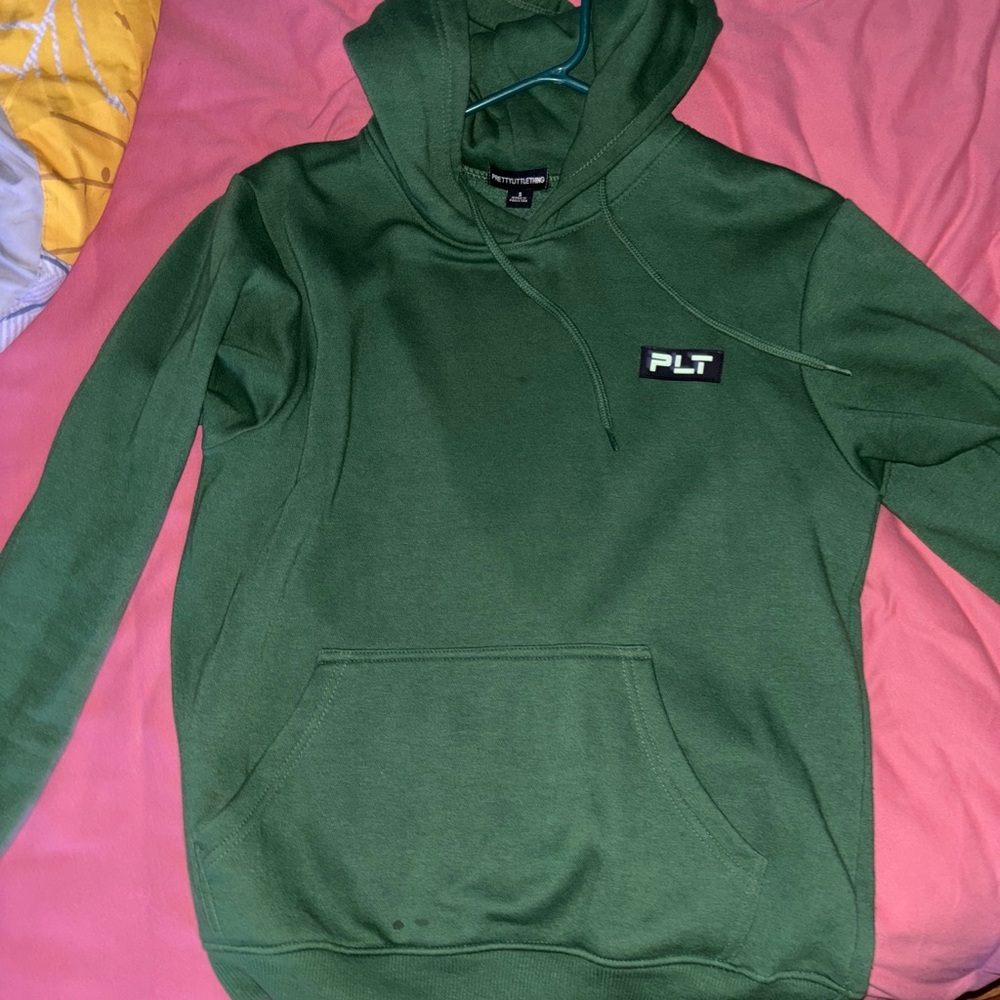 PrettyLittleThing Forest Green Hoodie